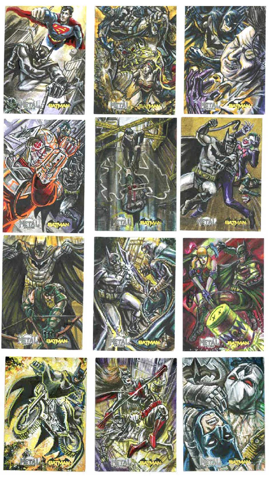 Warner Brothers Fleer Retro Looney Tunes Original Sketch Cards by plhatfield patrick-hatfield