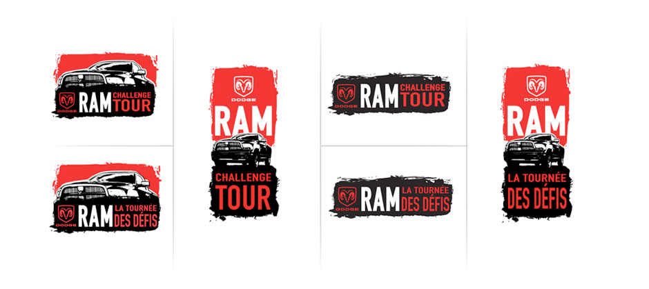 DODGE RAM Challenge Tour Branding