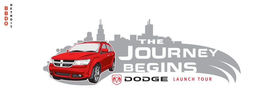 Dodge The Journey Begins Dodge Launch Tour Logo
