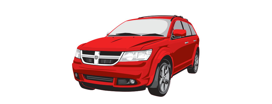 Dodge Journey Vehicle Illustration