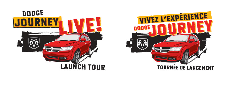 Dodge Journey Live Launch Tour US Multi-language Branding