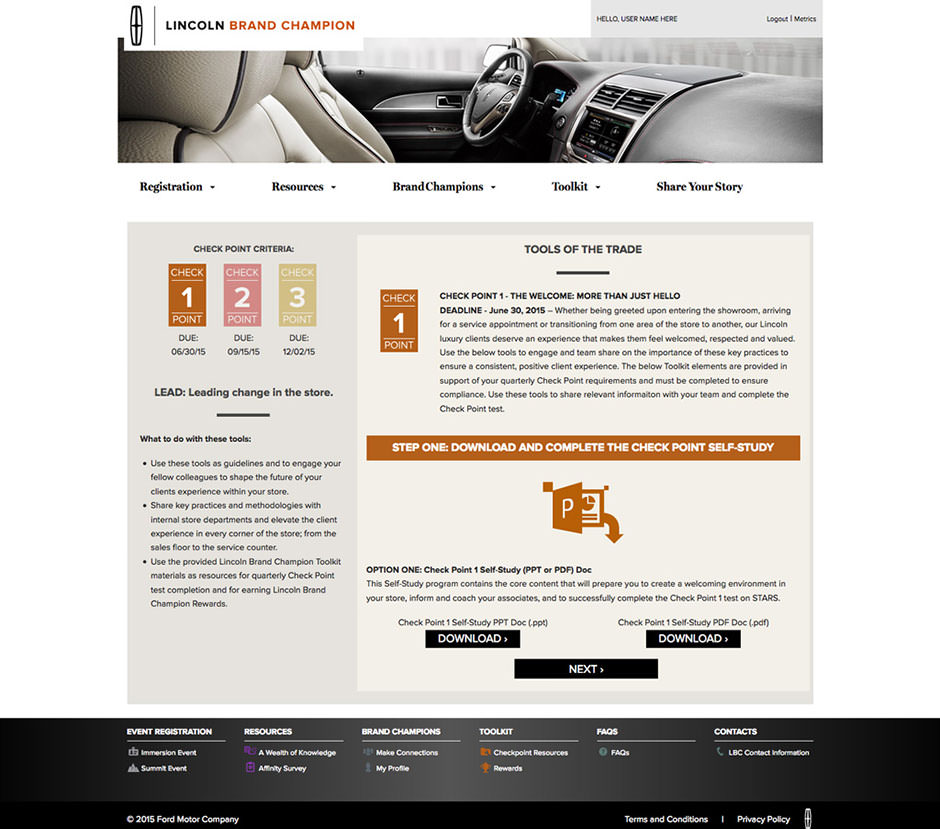 Lincoln Brand Champion eMail Builder Stage 3