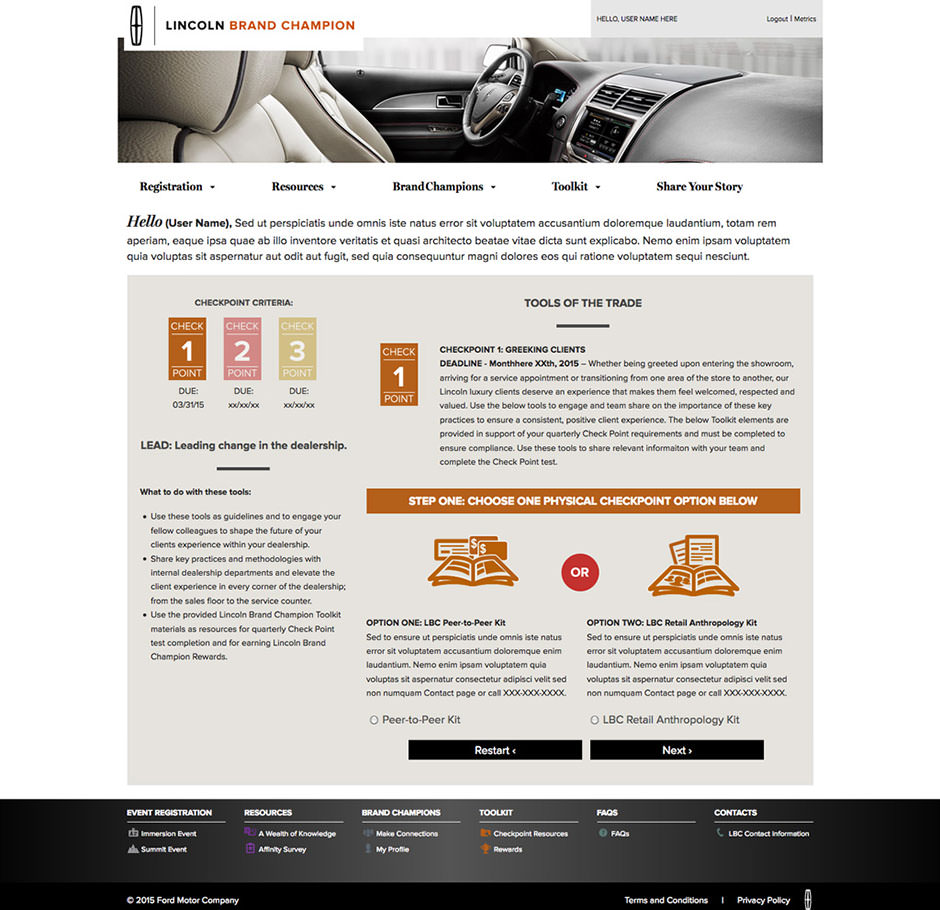 Lincoln Brand Champion eMail Builder Stage 4
