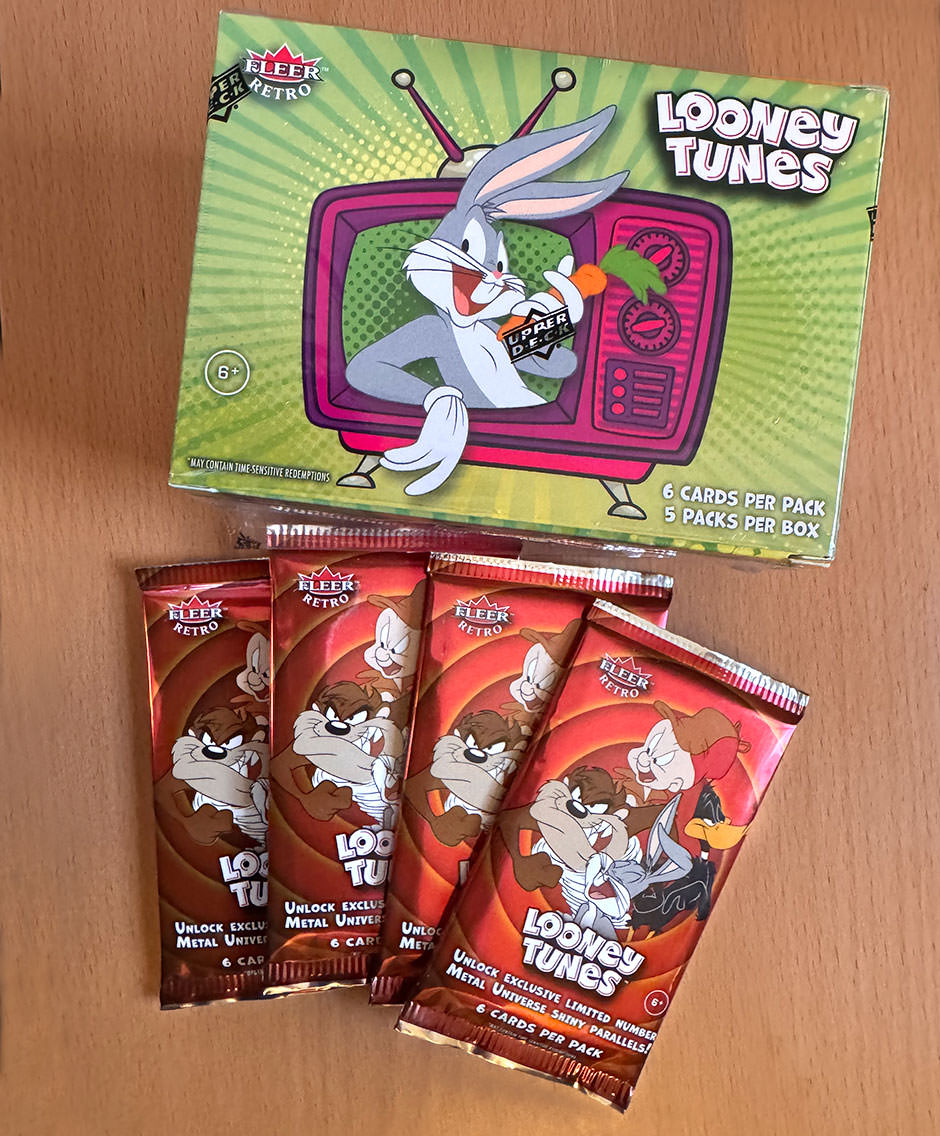 Warner Brothers Fleer Retro Looney Tunes Original Sketch Cards by plhatfield patrick-hatfield
