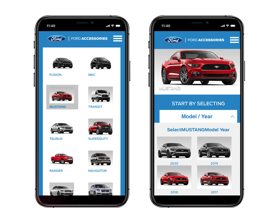 Ford Middle East Accessories-Regional Selector