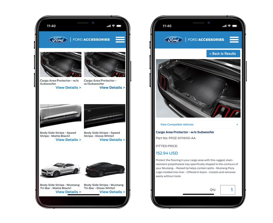 Ford Middle East Accessories-Vehicle Selector