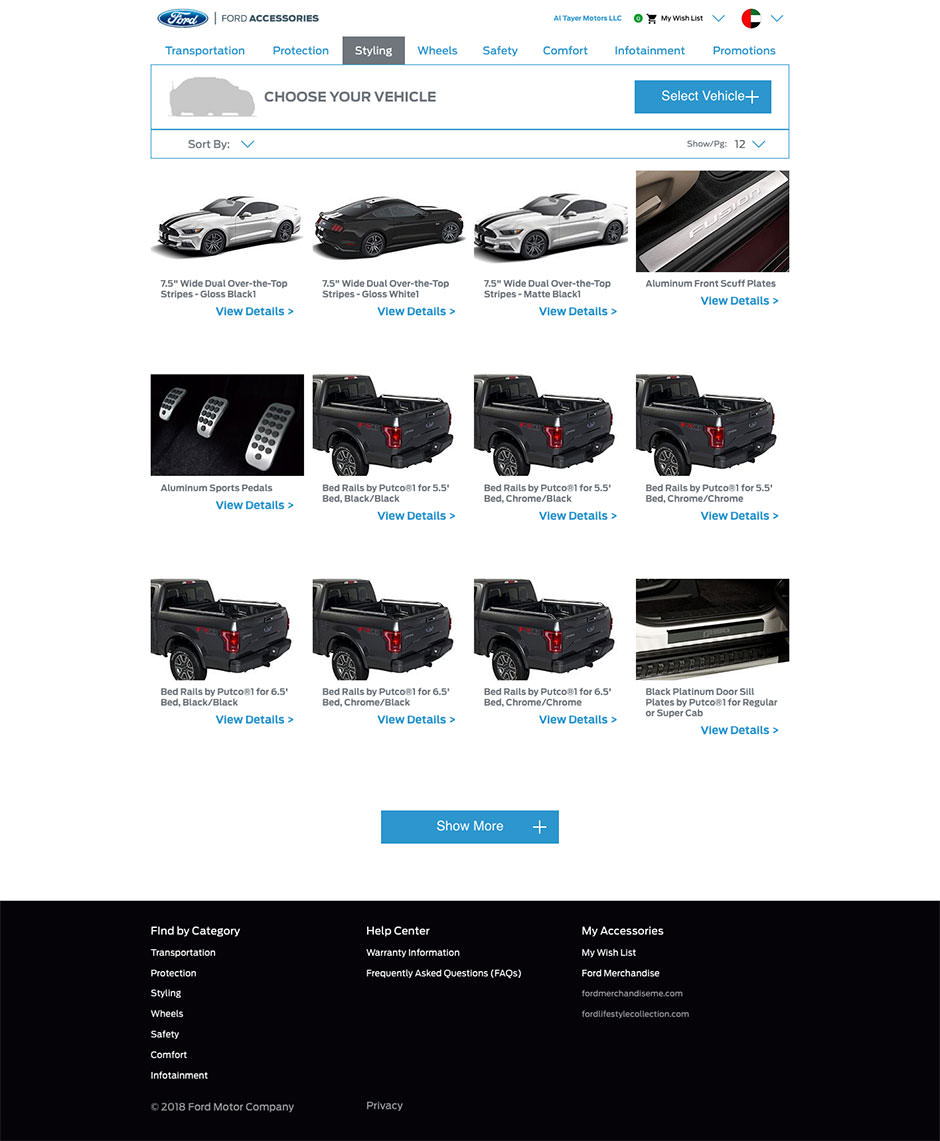 Ford Middle East Accessories-Select
