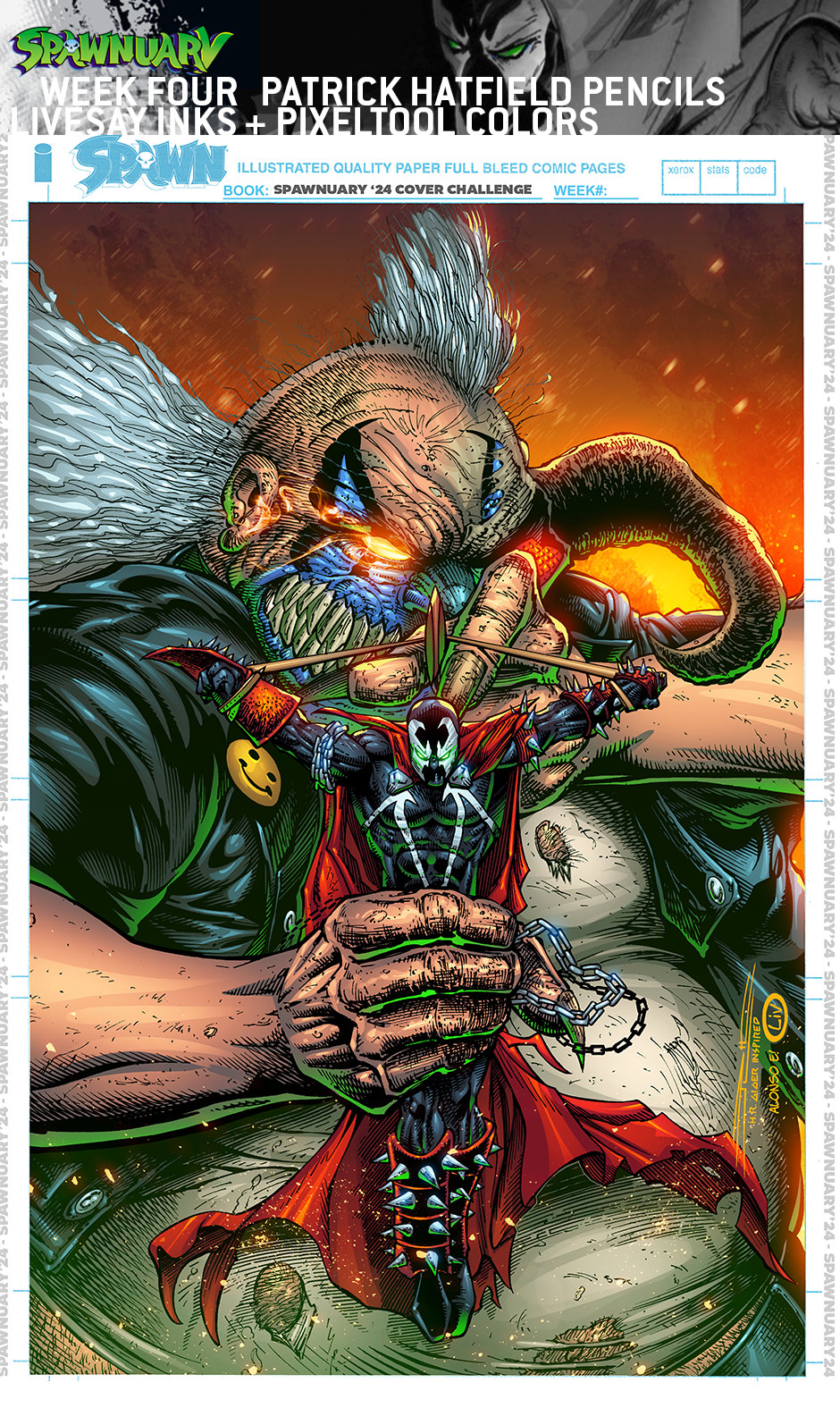 Spawnuary Cover Illustration by Patrick Hatfield plhis plhatfield patrick-hatfield